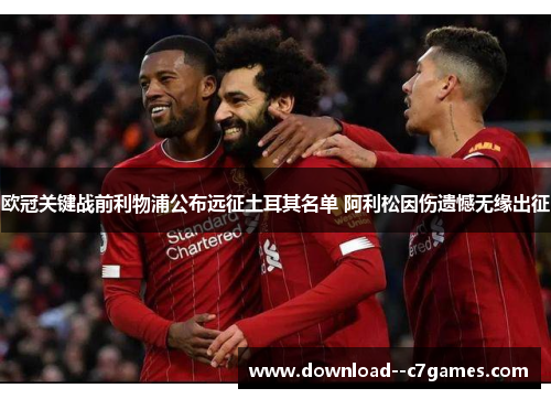 欧冠关键战前利物浦公布远征土耳其名单 阿利松因伤遗憾无缘出征